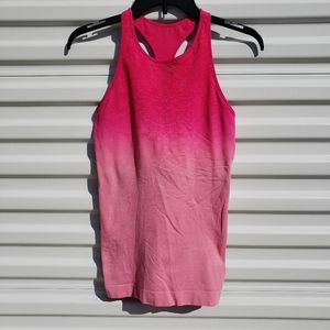 Climawear seamless ombre tank with built in bra